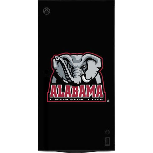 University of Alabama Primary Logo XBox Series X Digital Edition Console Skin